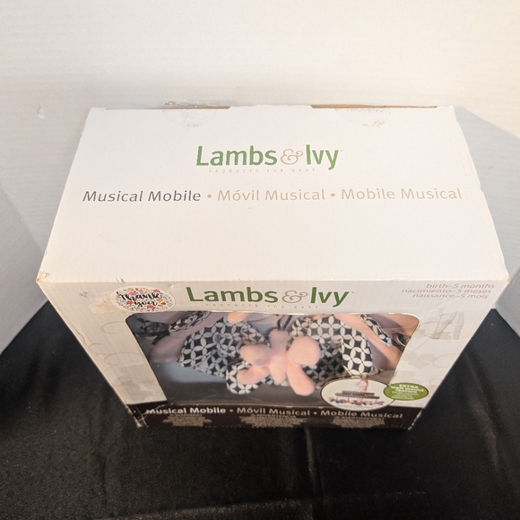 NEW Baby Crib Lambs&Ivy Musical Mobile Duchess Collection Butterfly Design - Picture 8 of 12